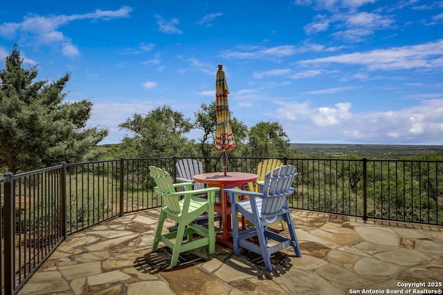 286 Settlers, Comfort, TX 78013 - view of patio featuring outdoor dining area