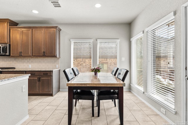 2126 Elysian, San Antonio, TX 78253 - dining space featuring light tile patterned floors and recessed lighting