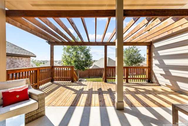 2126 Elysian, San Antonio, TX 78253 - wooden terrace featuring a fenced backyard