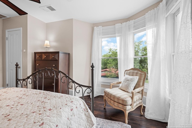 508 Main, Marble Falls, TX 78654 - bedroom featuring wood finished floors, baseboards, and ceiling fan