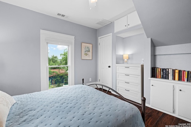 508 Main, Marble Falls, TX 78654 - bedroom featuring dark wood-style flooring