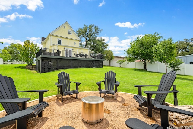 508 Main, Marble Falls, TX 78654 - view of patio with an outdoor fire pit