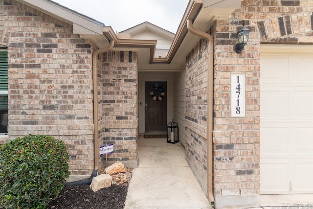 14718 Fronted Goose, San Antonio, TX 78253 - entrance to property with an attached garage and brick siding