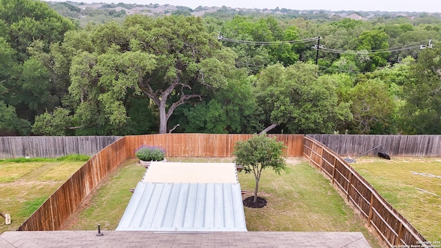 14718 Fronted Goose, San Antonio, TX 78253 - view of yard with a wooded view