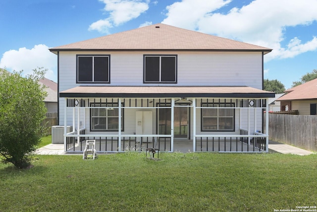 5118 Kayla Brk, San Antonio, TX 78251 - rear view of property with roof with shingles and a patio area