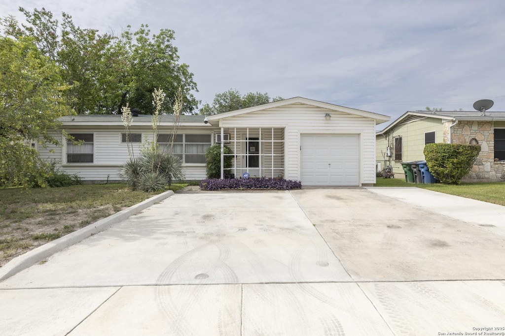 158 Lively Dr, San Antonio, TX 78213 - ranch-style home with a garage