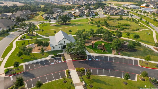 1527 Balcones Fault, New Braunfels, TX 78132 - aerial perspective of suburban area featuring property boundaries highlighted