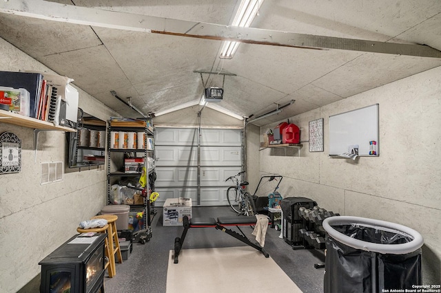 715 E Southcross, San Antonio, TX 78214 - garage featuring a garage door opener