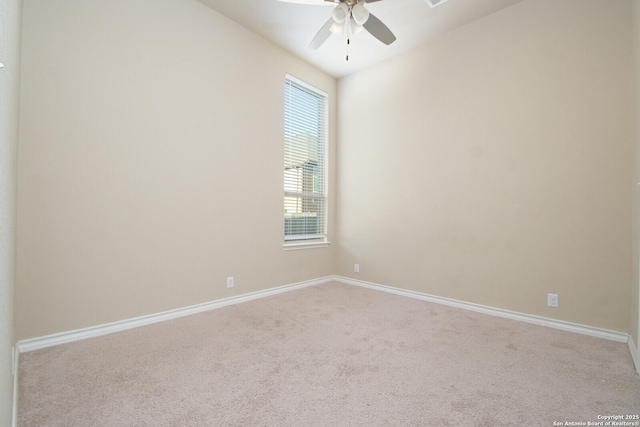 10809 Davis Farms, San Antonio, TX 78254 - carpeted spare room with ceiling fan and baseboards