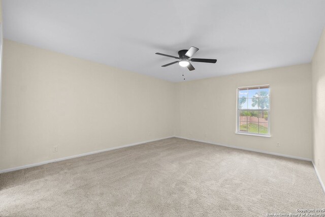 6123 Farragut, San Antonio, TX 78238 - carpeted spare room with ceiling fan and baseboards