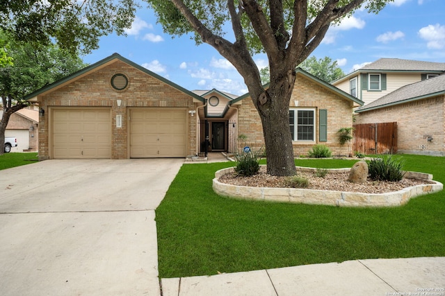 11819 Wheathill, San Antonio, TX 78253 - view of front of property featuring brick siding, a garage, and driveway