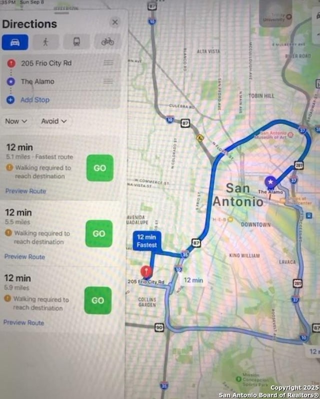 205 Frio, City, San Antonio, TX 78207 - map / location