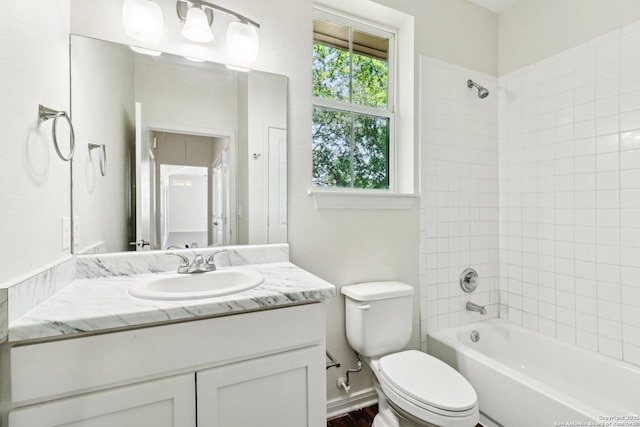 306 Joe Blanks St, San Antonio, TX 78237 - full bath featuring toilet, vanity, and shower / bath combination
