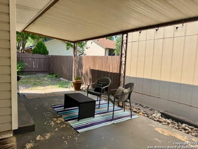 5739 Spring Moon, San Antonio, TX 78247 - view of patio / terrace featuring a fenced backyard