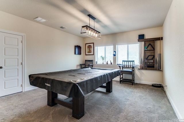 29121 Ismorada, San Antonio, TX 78260 - game room with carpet floors, pool table, and baseboards