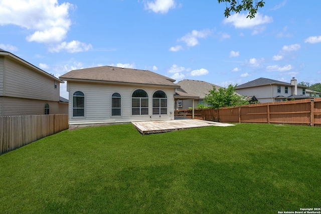 17026 Darien Wing, San Antonio, TX 78247 - back of house with a wooden deck