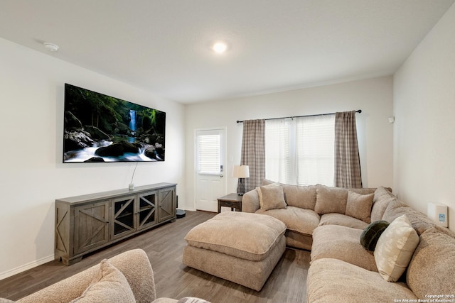 13915 Jasperoid, San Antonio, TX 78253 - living room with wood finished floors and baseboards