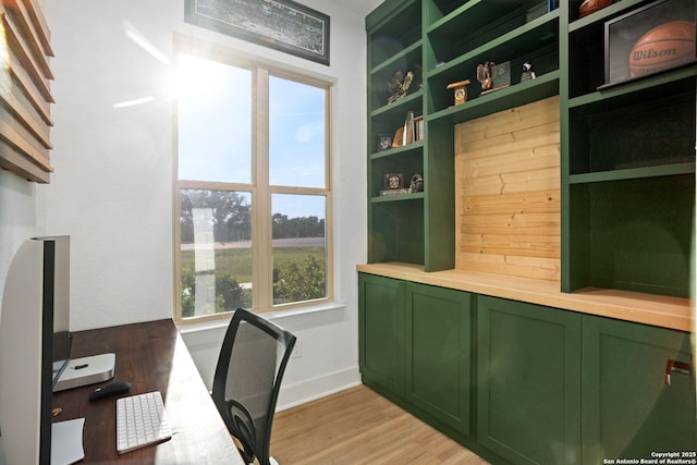 187 Stone Loop, Castroville, TX 78009 - office space featuring light wood-style flooring and baseboards