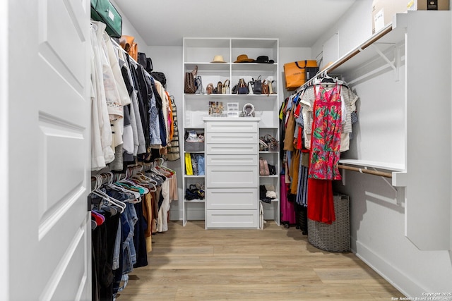 187 Stone Loop, Castroville, TX 78009 - spacious closet featuring light wood-style flooring
