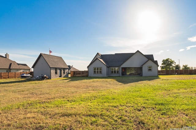 187 Stone Loop, Castroville, TX 78009 - view of rear view of property