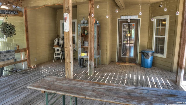 211 Roy Chisum Rd, Leakey, TX 78873 - wooden deck with a porch