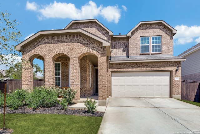 12531 Yancey, San Antonio, TX 78253 - view of front facade with brick siding, an attached garage, and driveway