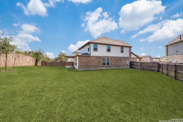 12531 Yancey, San Antonio, TX 78253 - back of property with brick siding