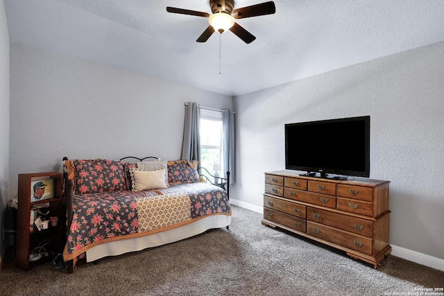 27210 Camellia, Boerne, TX 78015 - carpeted bedroom featuring baseboards and ceiling fan