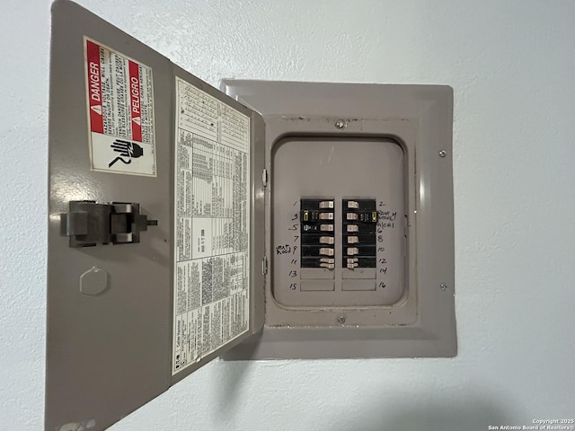 270 Oelkers, San Antonio, TX 78204 - utility room featuring electric panel