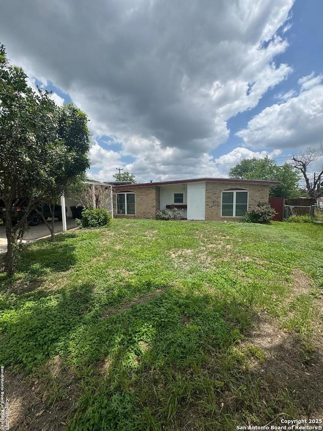 1702 Westmar, San Antonio, TX 78227 - back of property featuring brick siding
