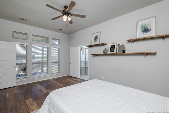 14703 Running Wolf, San Antonio, TX 78245 - bedroom featuring wood finished floors and a ceiling fan