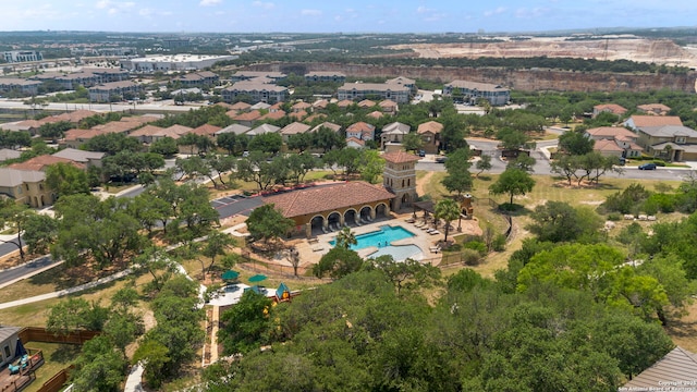 18010 Camino Del Mar, San Antonio, TX 78257 - aerial view of property's location with a pool