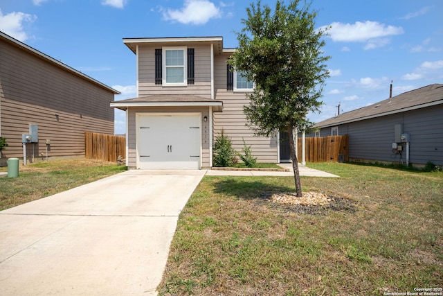 6516 Sabinal, San Antonio, TX 78252 - traditional-style house featuring concrete driveway and an attached garage