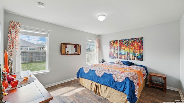 760 Guna, New Braunfels, TX 78130 - bedroom with baseboards and wood finished floors