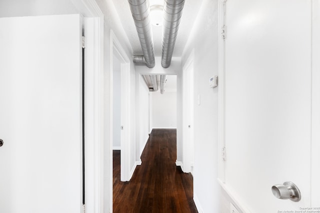 114 Oxford, San Antonio, TX 78213 - hallway with wood finished floors and baseboards