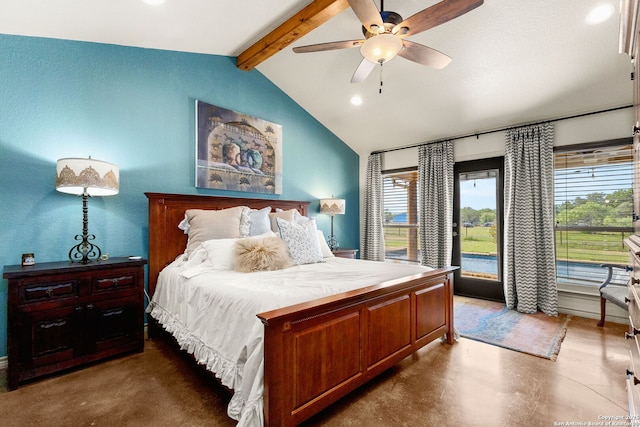 381 Schneider Rd, Seguin, TX 78155 - bedroom featuring multiple windows, recessed lighting, and ceiling fan