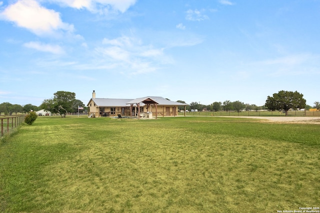 381 Schneider Rd, Seguin, TX 78155 - view of yard with a rural view
