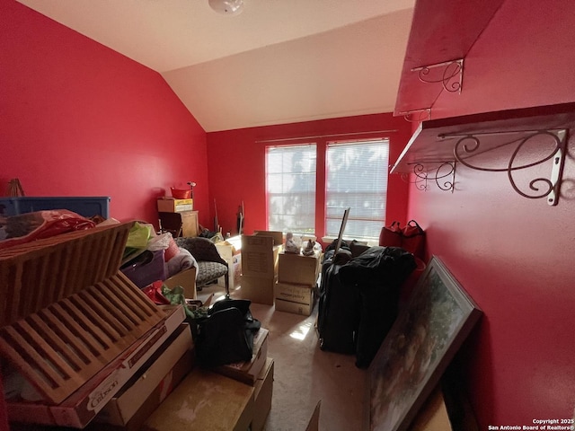 19102 Weeping Oak, Spring, TX 77388 - bedroom with carpet and vaulted ceiling