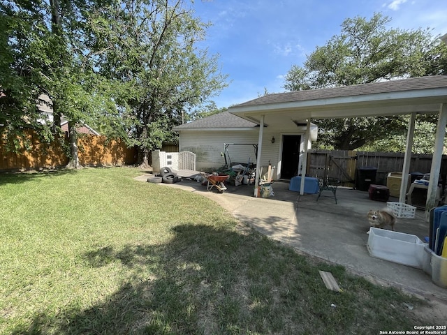 19102 Weeping Oak, Spring, TX 77388 - view of yard with a patio area