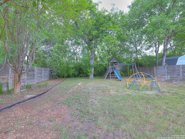 302 Cedar, San Antonio, TX 78210 - view of yard featuring a playground