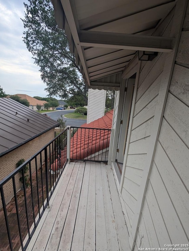 6410 Firestone, San Antonio, TX 78244 - view of wooden deck