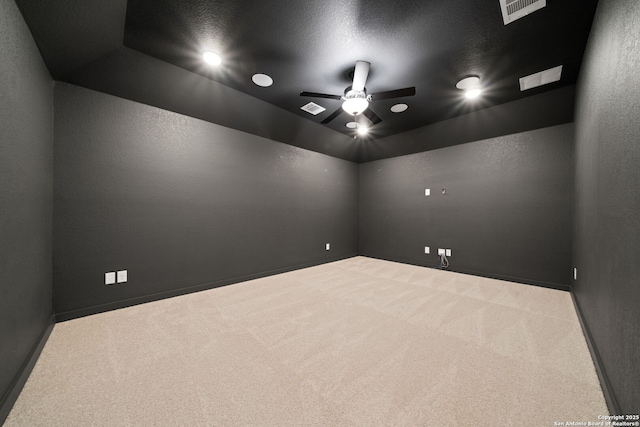 12414 Mineshaft, San Antonio, TX 78254 - unfurnished room with carpet floors and a ceiling fan