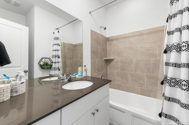 5903 Geronimo, Seguin, TX 78155 - full bath with shower / bath combination with curtain and vanity