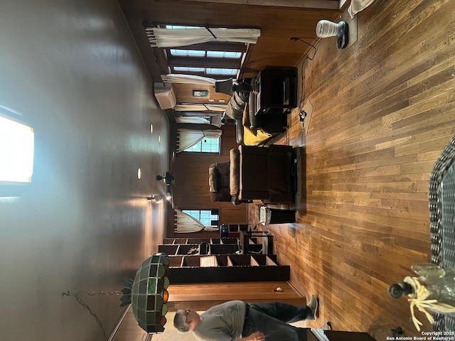 250 W Mandalay, San Antonio, TX 78212 - living room featuring wooden walls