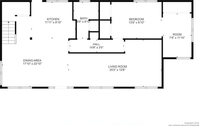 1605 W Winnipeg, San Antonio, TX 78225 - home floor plan