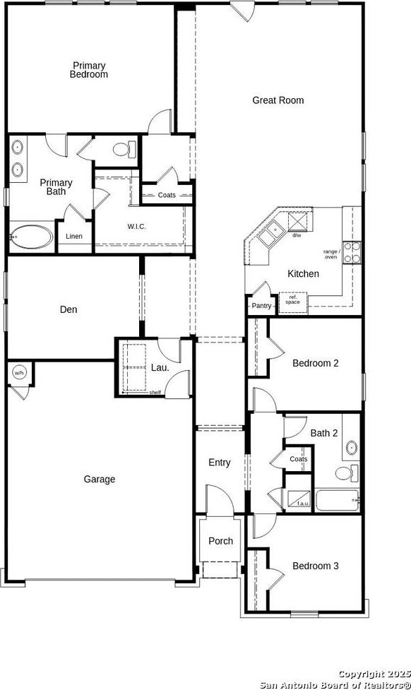 2516 Chronos Dr, San Antonio, TX 78245 - property floor plan