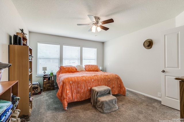 11014 Palomino, San Antonio, TX 78245 - carpeted bedroom with ceiling fan and baseboards