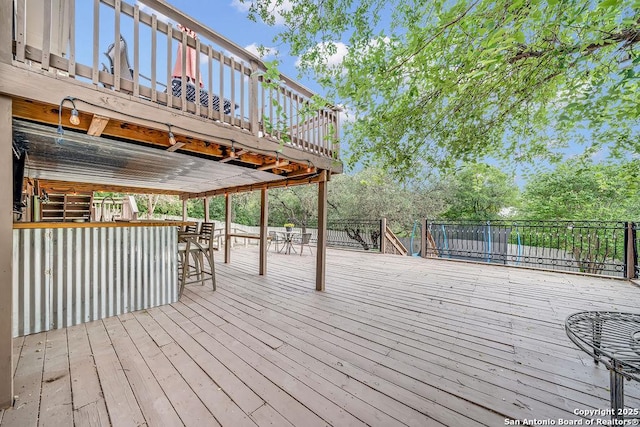 13619 Mesa Pt, San Antonio, TX 78232 - view of deck