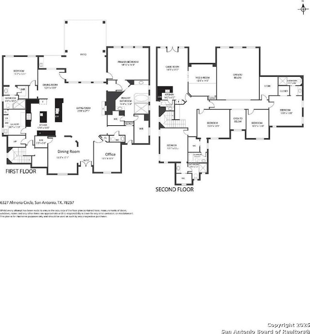 6327 Almeria Cir, San Antonio, TX 78257 - floor plan / room layout
