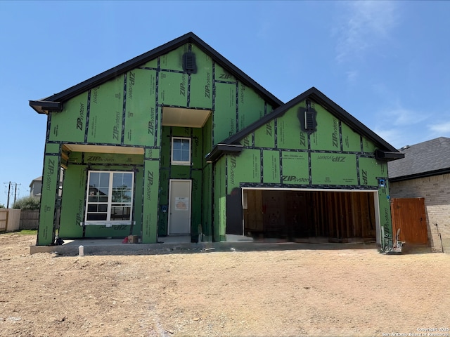 9409 Mattock, San Antonio, TX 78254 - property in mid-construction with fence